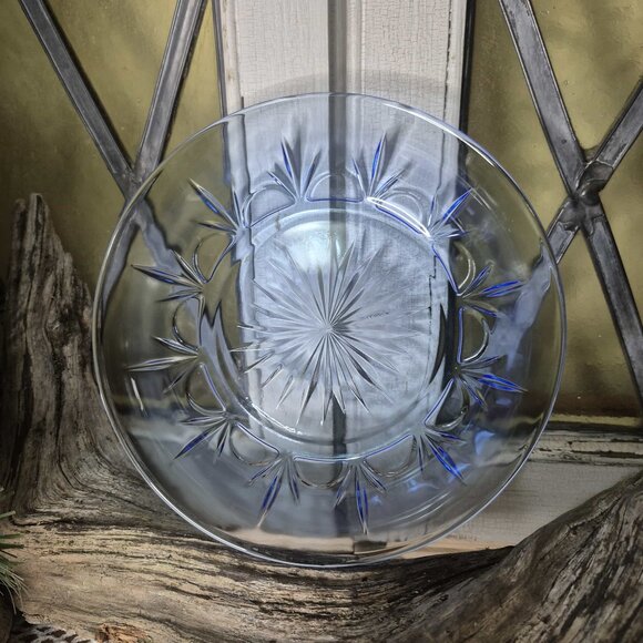 Set of 4 Avon American Blue Salad Bowls - Blue Glass - 80s Vintage - Picture 2 of 6